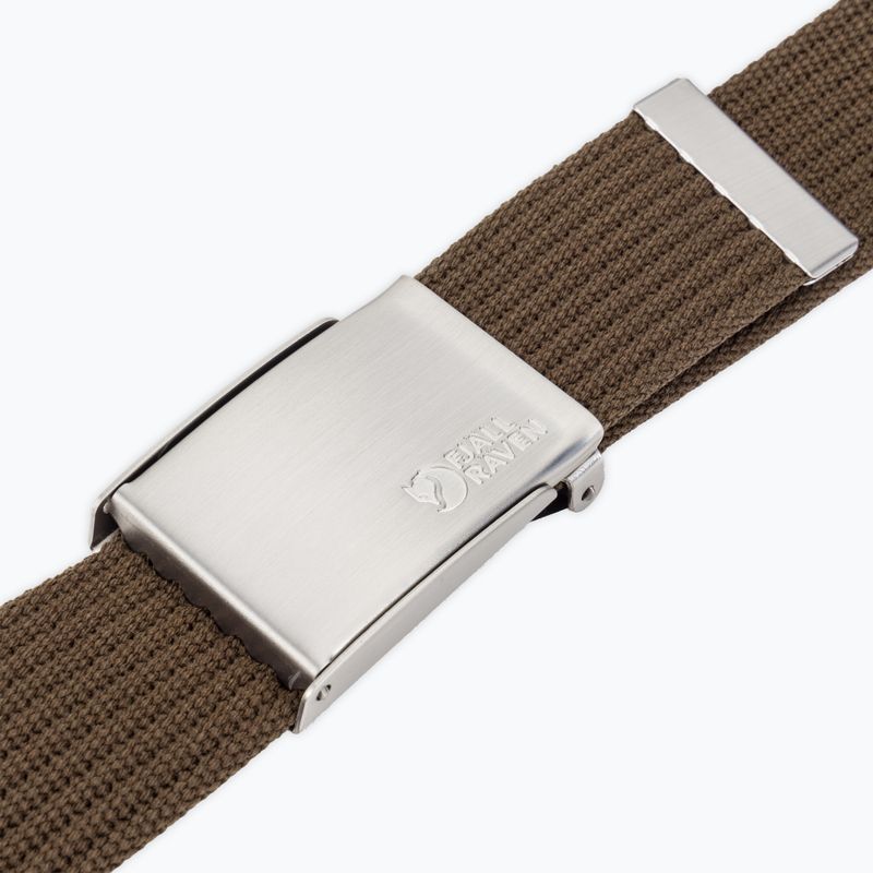 Pasek do spodni Fjällräven Canvas Belt 633 dark olive 2