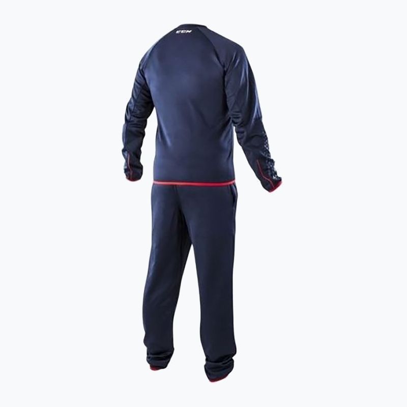 Dres dziecięcy CCM Locker Suit JR navy 3