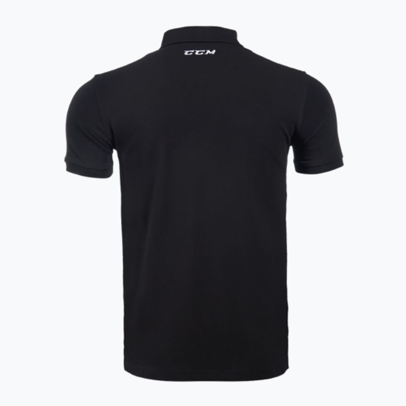 Koszulka męska CCM Polo SR black 2