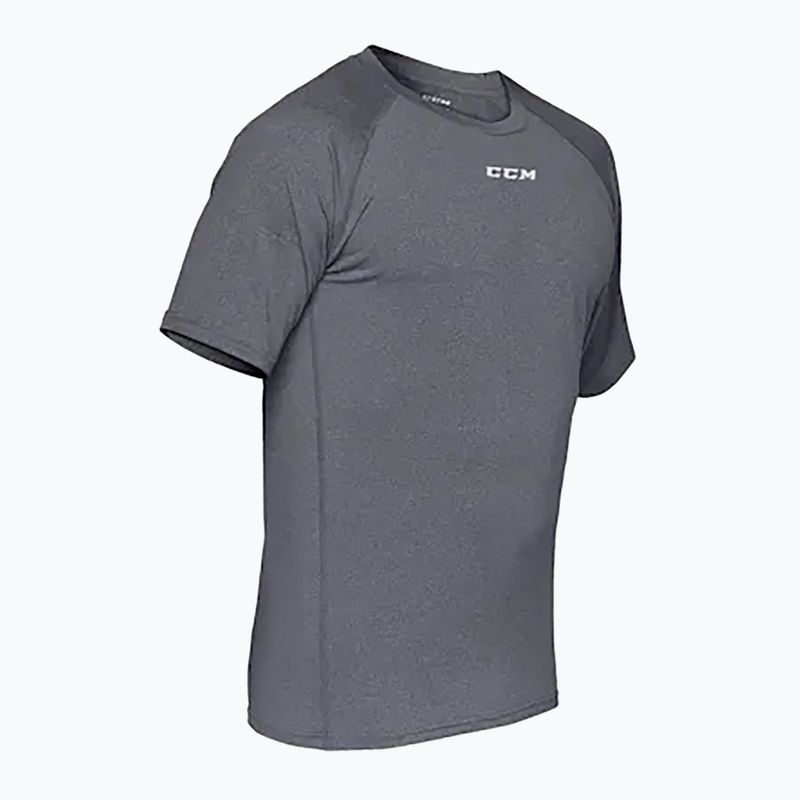 Koszulka męska CCM Ribano Performance Loose Fit SR grey 3