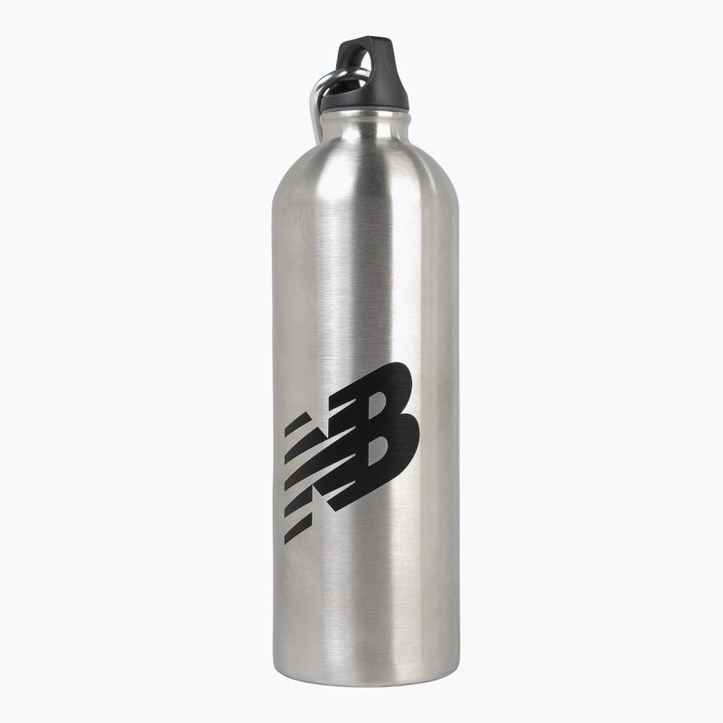 Bidon New Balance Sport 750 ml Metal Bottle black/silver 4