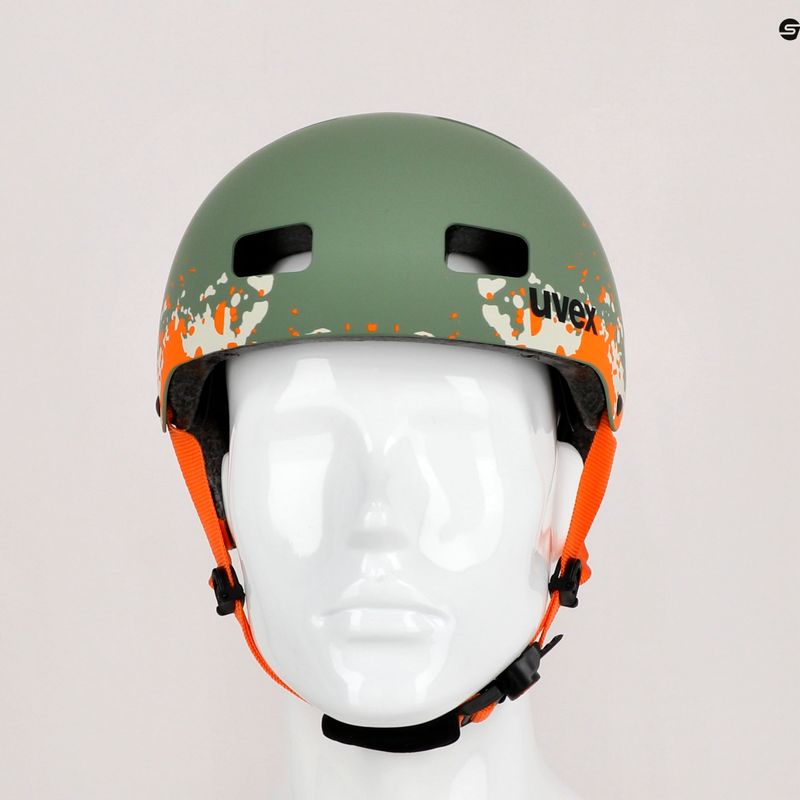 Kask dziecięcy UVEX Kid 3 CC moss green/sand matt 9