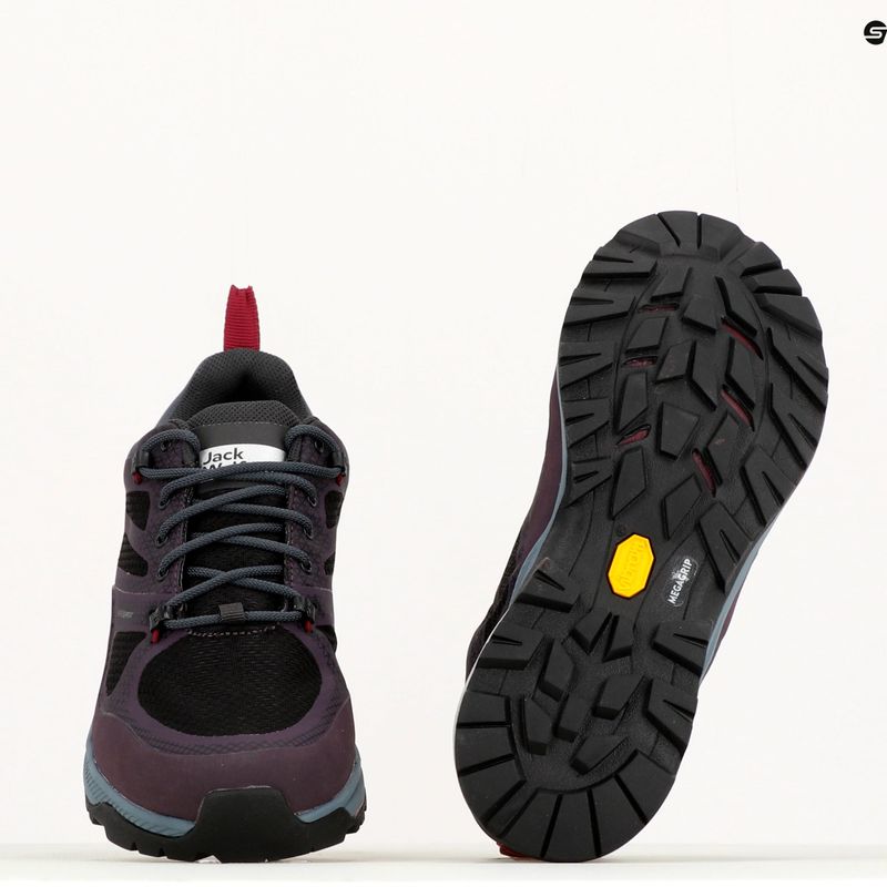 Buty trekkingowe damskie Jack Wolfskin Force Striker Texapore Low purple/grey 10