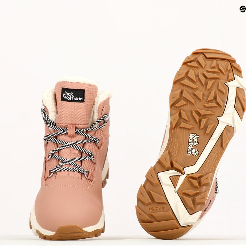 Buty damskie Jack Wolfskin Everquest Texapore Mid rose/white 10