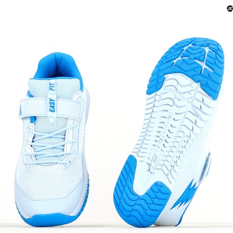 Buty do tenisa dziecięce Babolat 21 Pulsion AC Jr white/illusion blue 9