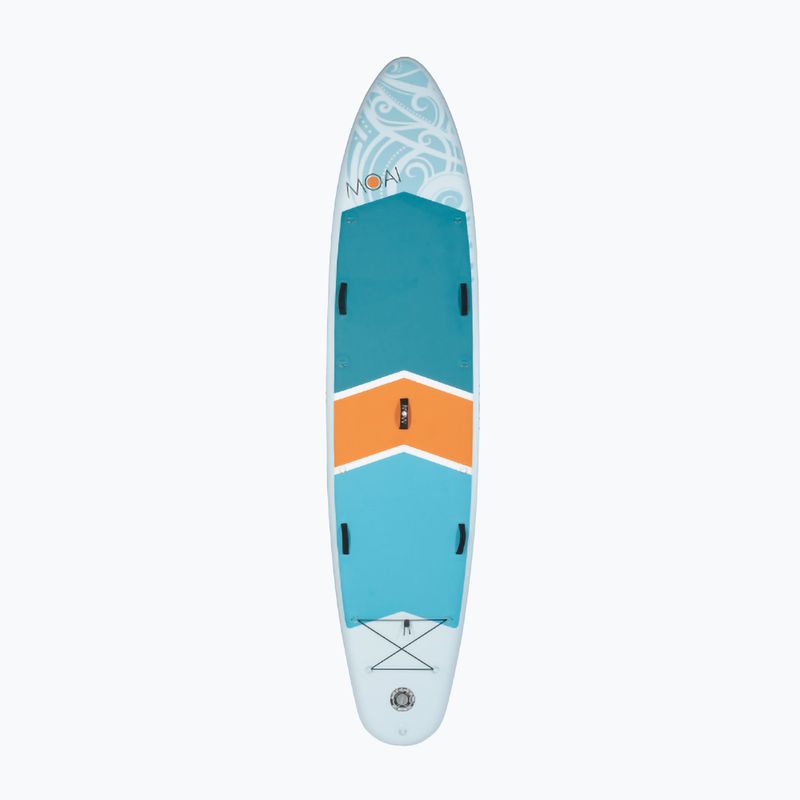Zestaw deska SUP pompowana MOAI Multiperson 12'4" niebieski 2