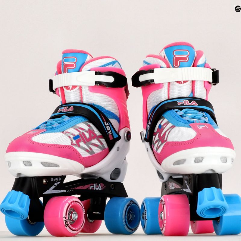 Wrotki dziecięce FILA Joy G white/pink/light blue 11