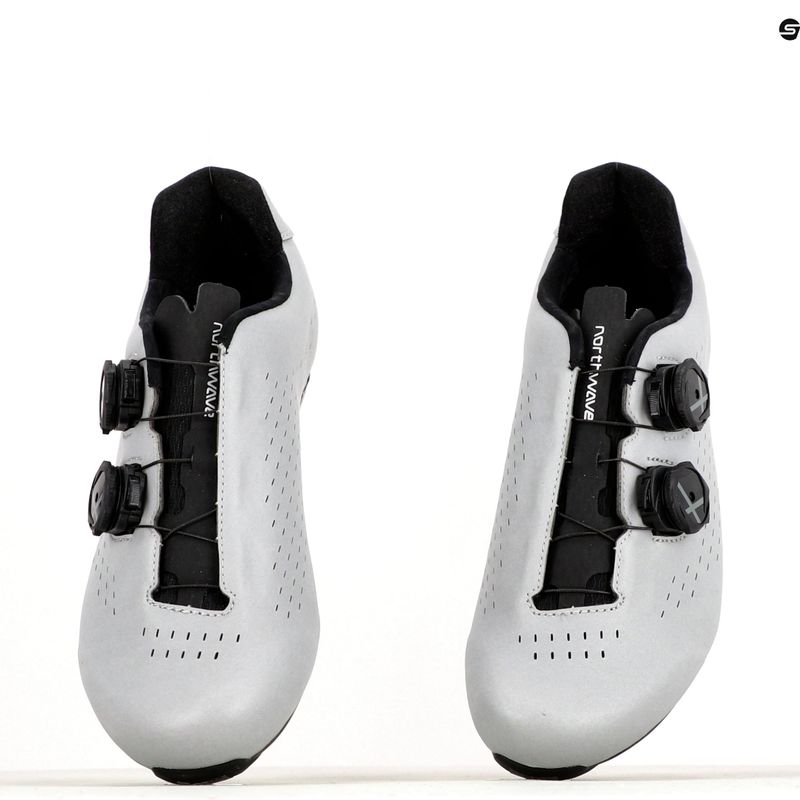 Buty szosowe męskie Northwave Revolution 3 silver reflective 11