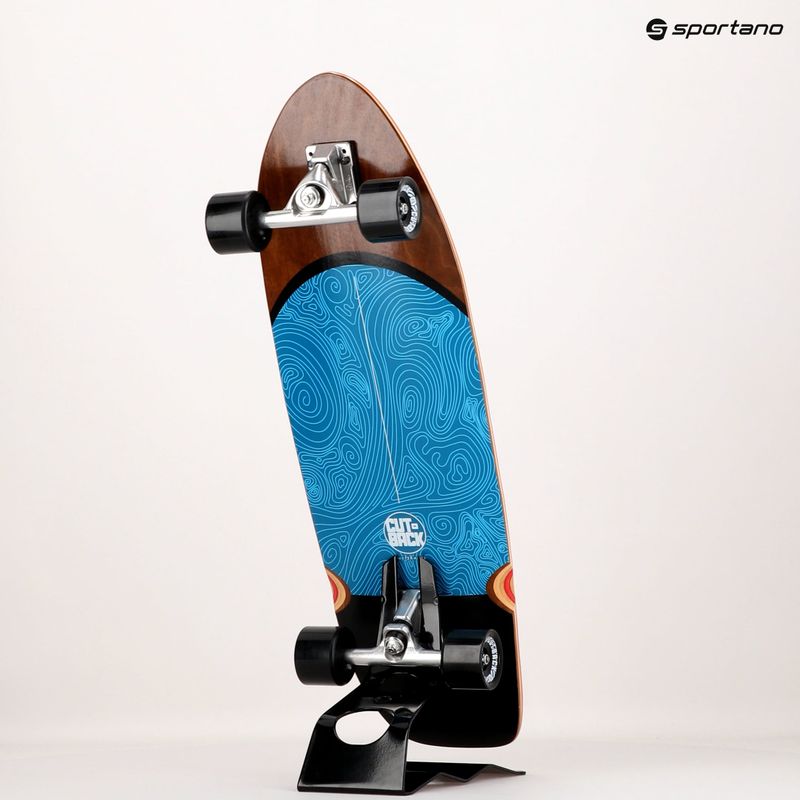 Deskorolka surfskate Cutback Surfskate Blue Wave 10