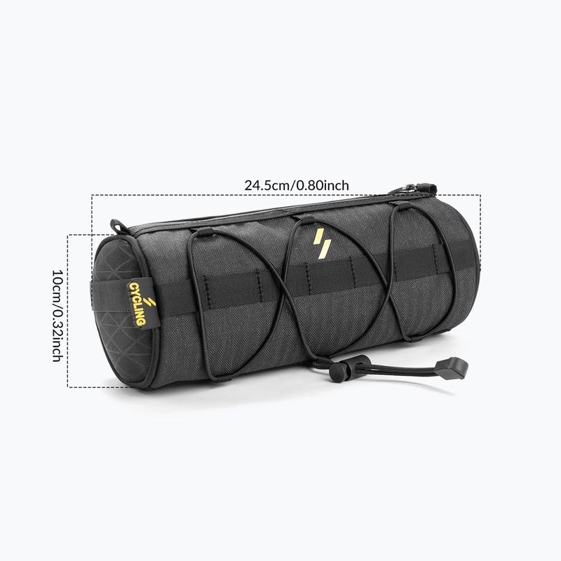 Torba rowerowa na kierownicę Rockbros 30110010001 Bike Front Bag black 3