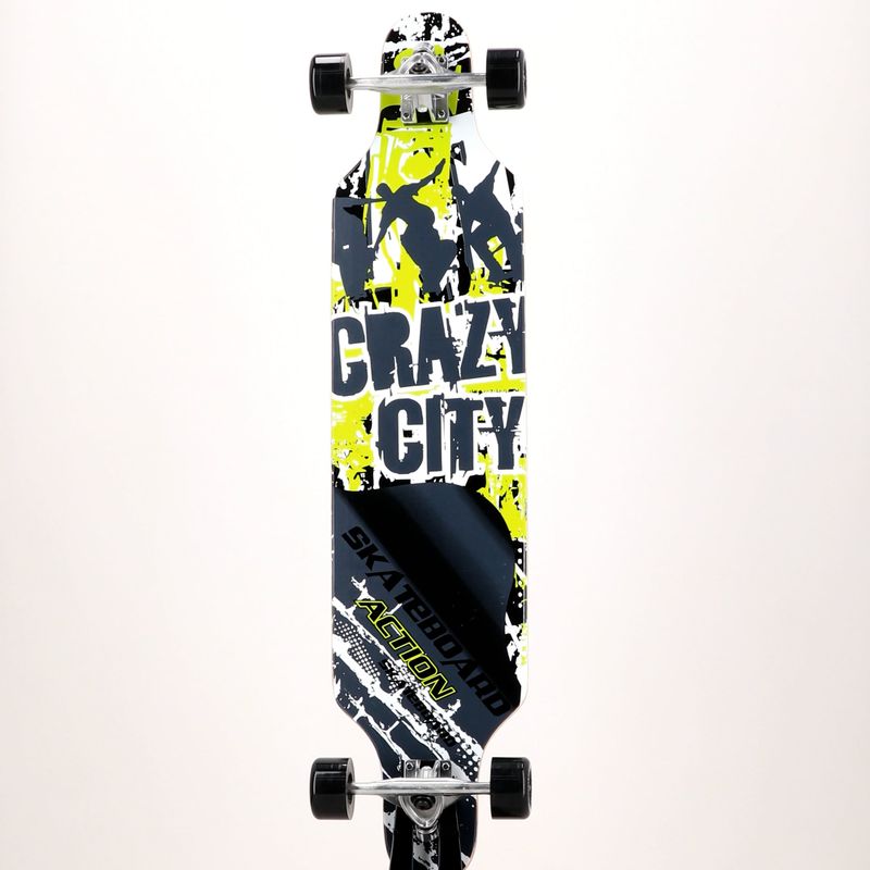 Deskorolka longboard Mechanics Crossy 40 x 9 black/green 11
