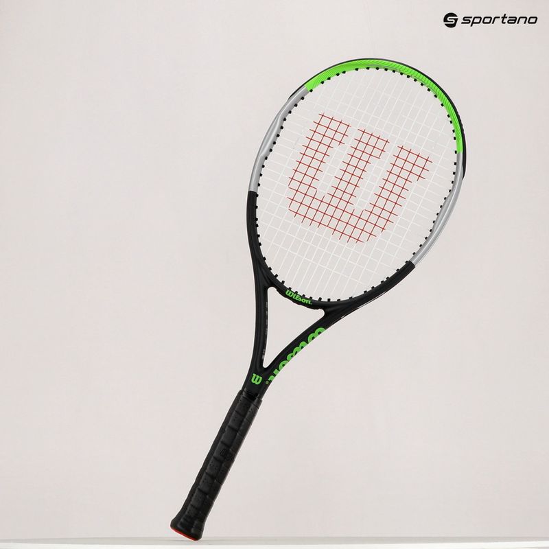 Rakieta tenisowa Wilson Blade Feel 100 black/silver/lime gr. 16
