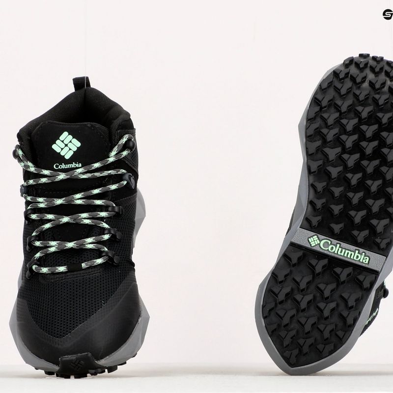 Buty turystyczne damskie Columbia Facet 60 Od black/vivid mint 10