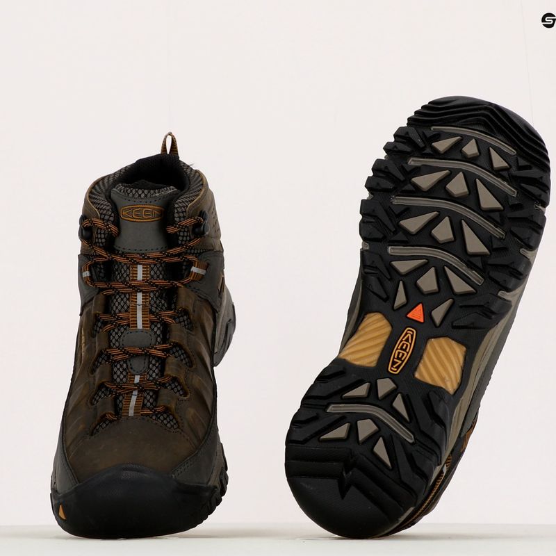 Buty trekkingowe męskie KEEN Targhee III Mid WP black olive/golden brown 15