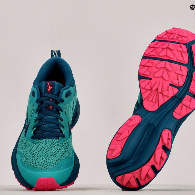 Buty do biegania damskie Mizuno Wave Rider TT lagoon/ moroccan blue/ pink peacock 15