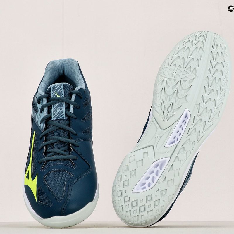 Buty do siatkówki męskie Mizuno Thunder Blade 3 niebieskie V1GA217038 11