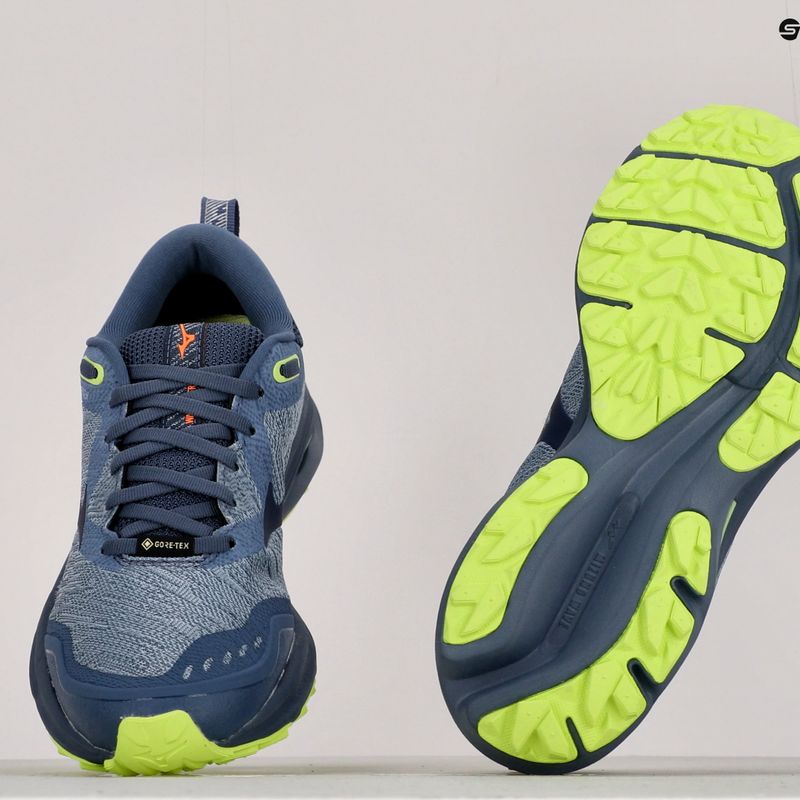 Buty do biegania damskie Mizuno Wave Rider GTX vintage indigo/ vintage indigo/ neo lime 13