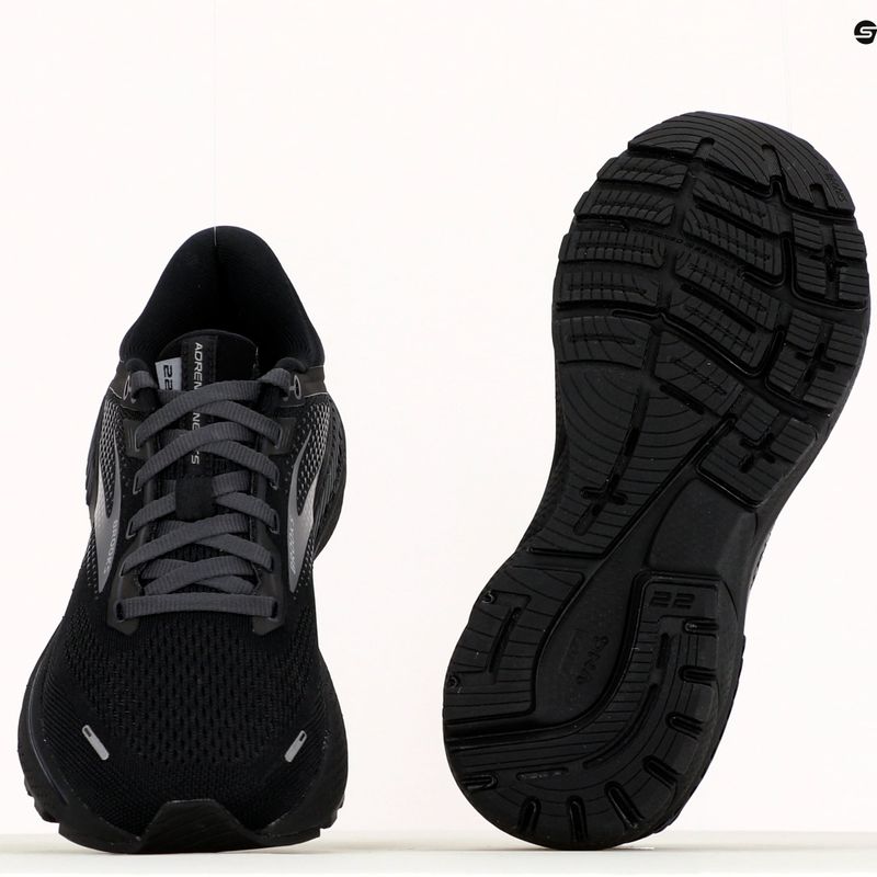 Buty do biegania damskie Brooks Adrenaline GTS 22 black/black/ebony 15