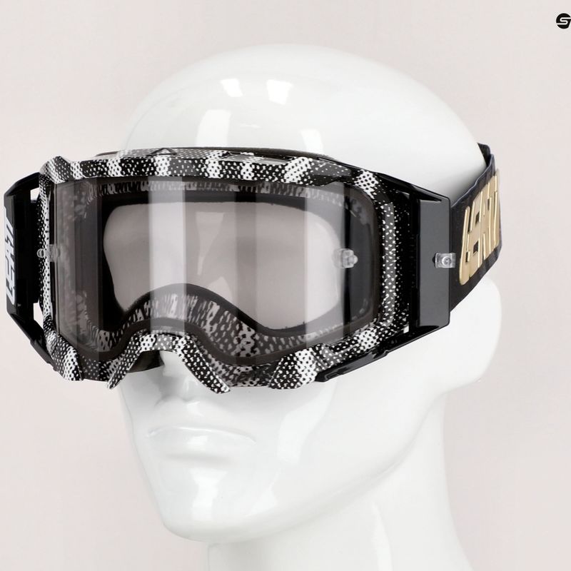 Gogle rowerowe Leatt Velocity 5.5 zebra/light grey 4