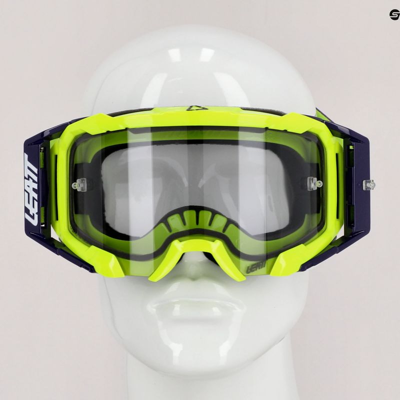 Gogle rowerowe Leatt Velocity 5.5 neone yellow/light grey 9