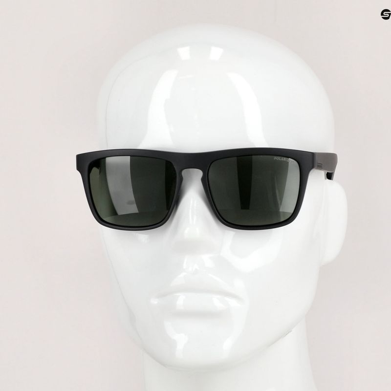 Okulary przeciwsłoneczne Quiksilver The Ferris Polarized matte black/green polarized 8