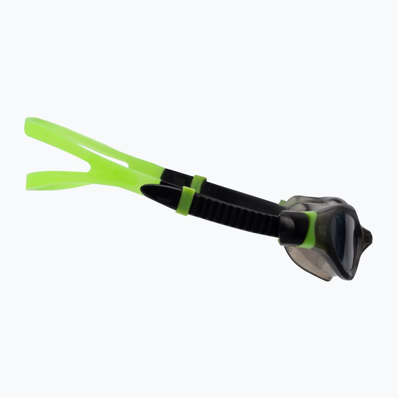 Okulary do pływania dziecięce Zoggs Phantom 2.0 black/lime/tint smoke 3