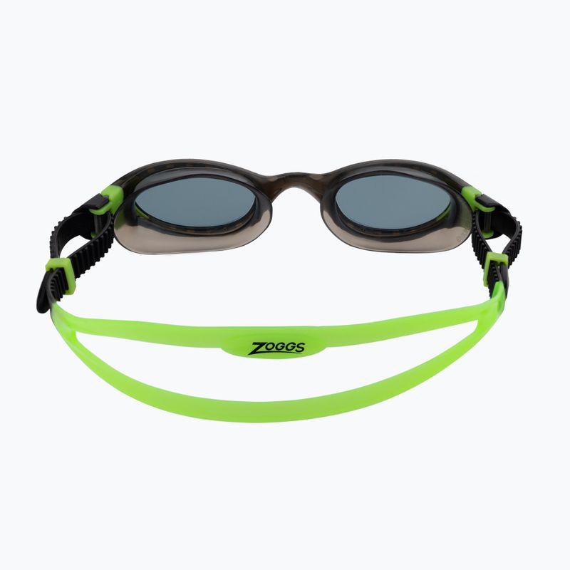 Okulary do pływania dziecięce Zoggs Phantom 2.0 black/lime/tint smoke 5