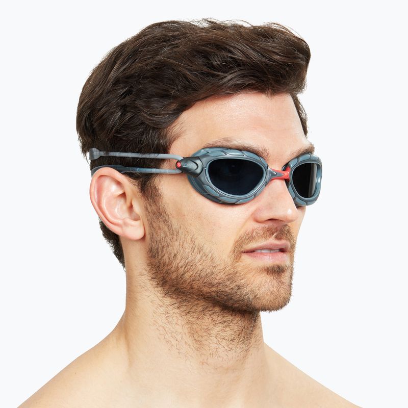 Okulary do pływania Zoggs Predator Polarized grey/grey/polarized smoke 6