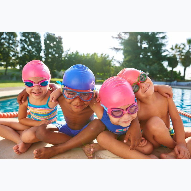 Okulary do pływania dziecięce Zoggs Little Sonic Air blue/orange/green/tint blue 3