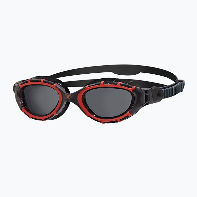 Okulary do pływania Zoggs Predator Flex Polarized red/ black/ smoke polarized