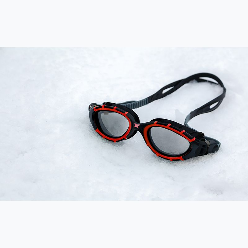 Okulary do pływania Zoggs Predator Flex Polarized red/ black/ smoke polarized 8