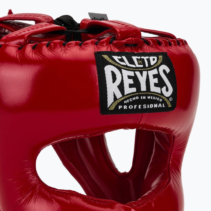 Kask bokserski Cleto Reyes With Pointed Face Nylon Bar red 4