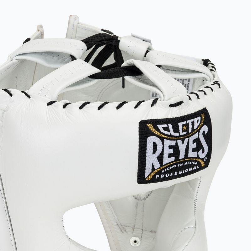Kask bokserski Cleto Reyes With Pointed Face Nylon Bar white 4