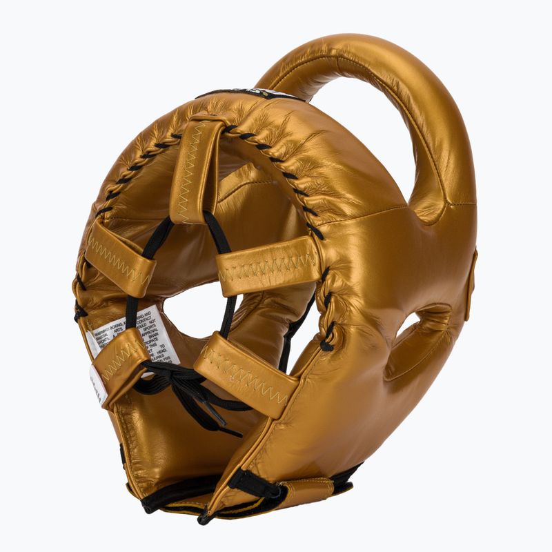Kask bokserski Cleto Reyes With Round Face Bar gold 6