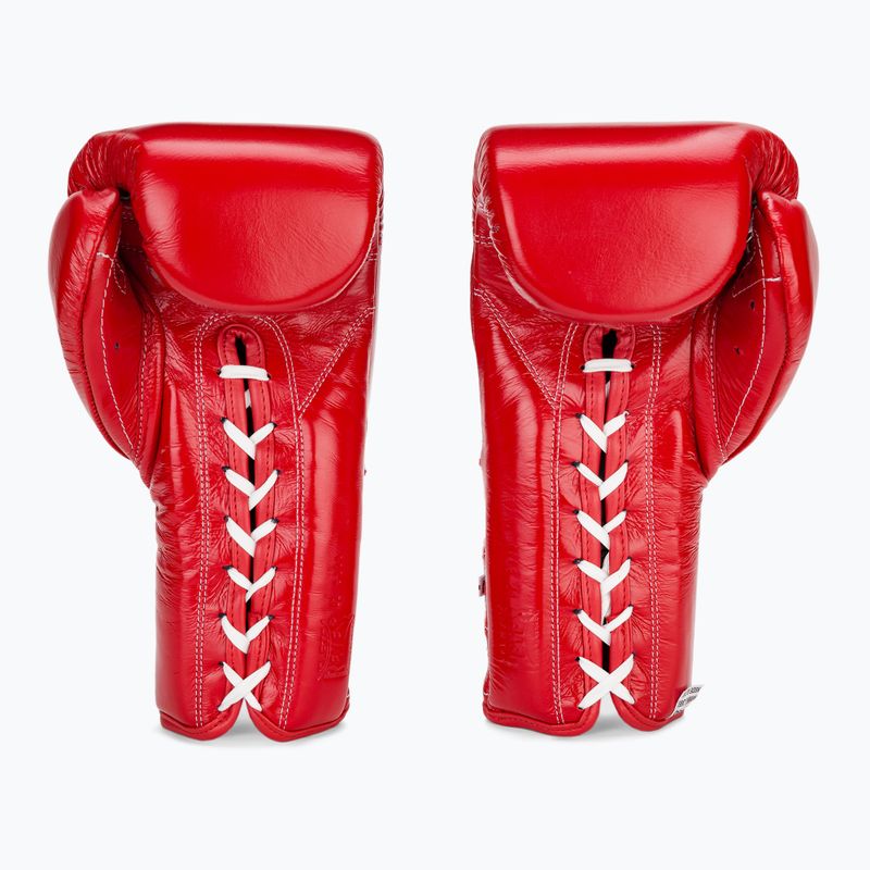 Rękawice bokserskie Cleto Reyes Lace Up Sparring red 3