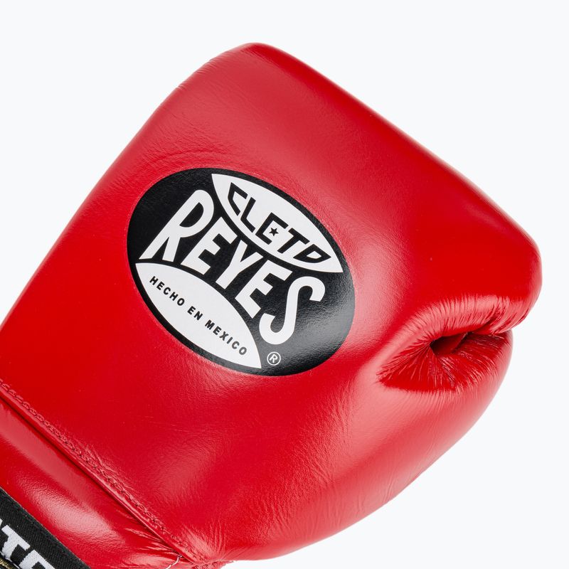 Rękawice bokserskie Cleto Reyes Lace Up Sparring red 5