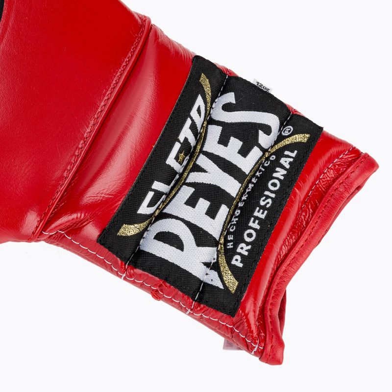 Rękawice bokserskie Cleto Reyes Lace Up Sparring red 6