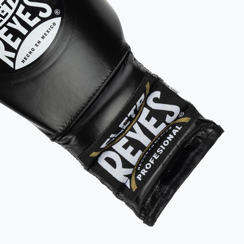 Rękawice bokserskie Cleto Reyes Traning Thumb black/silver 6