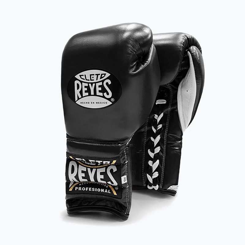 Rękawice bokserskie Cleto Reyes Lace Up Sparring black