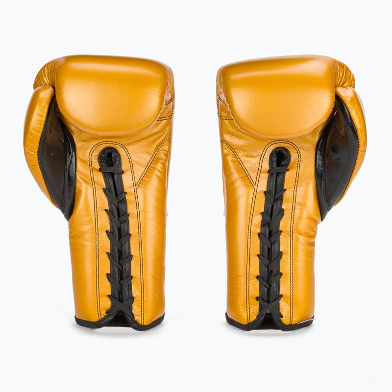 Rękawice bokserskie Cleto Reyes Lace Up Sparring gold 3