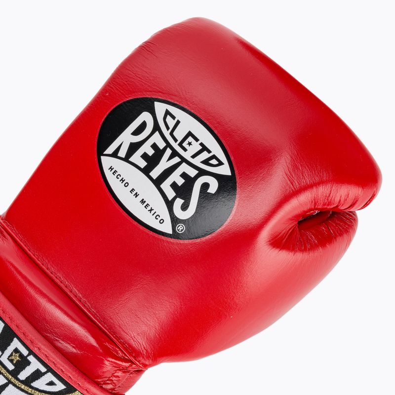 Rękawice bokserskie Cleto Reyes Velcro Sparring red 5