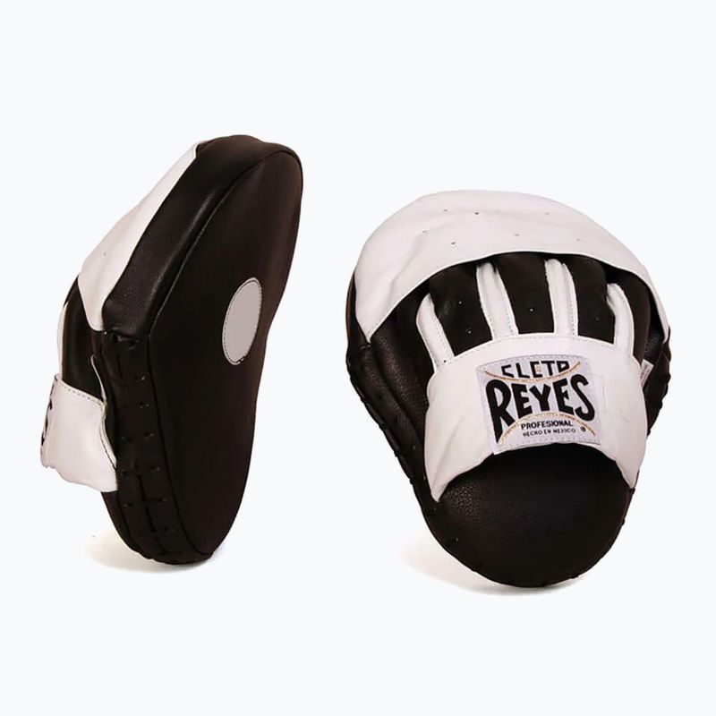 Łapy treningowe trenerskie Cleto Reyes Curved Boxing white/black 2