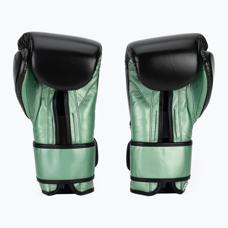 Rękawice bokserskie Cleto Reyes Boxing Gloves With Hook green metalic / black 3