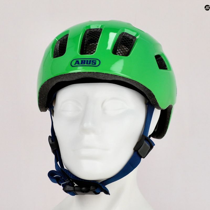 Kask rowerowy dziecięcy ABUS Youn-I 2.0 sparkling green 9