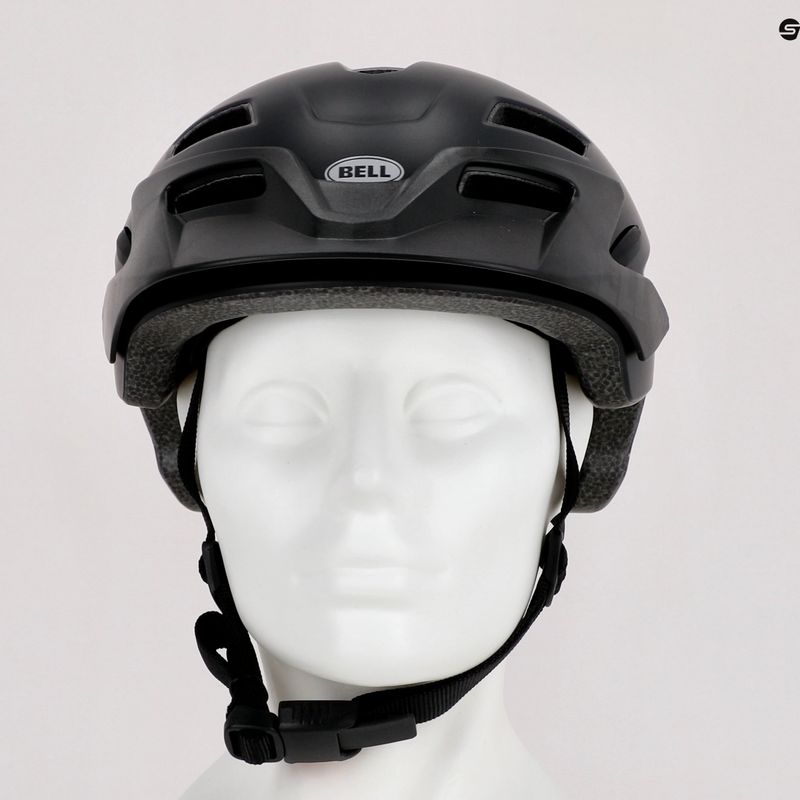 Kask rowerowy dziecięcy Bell Sidetrack Jr matte black/silver fragments 9