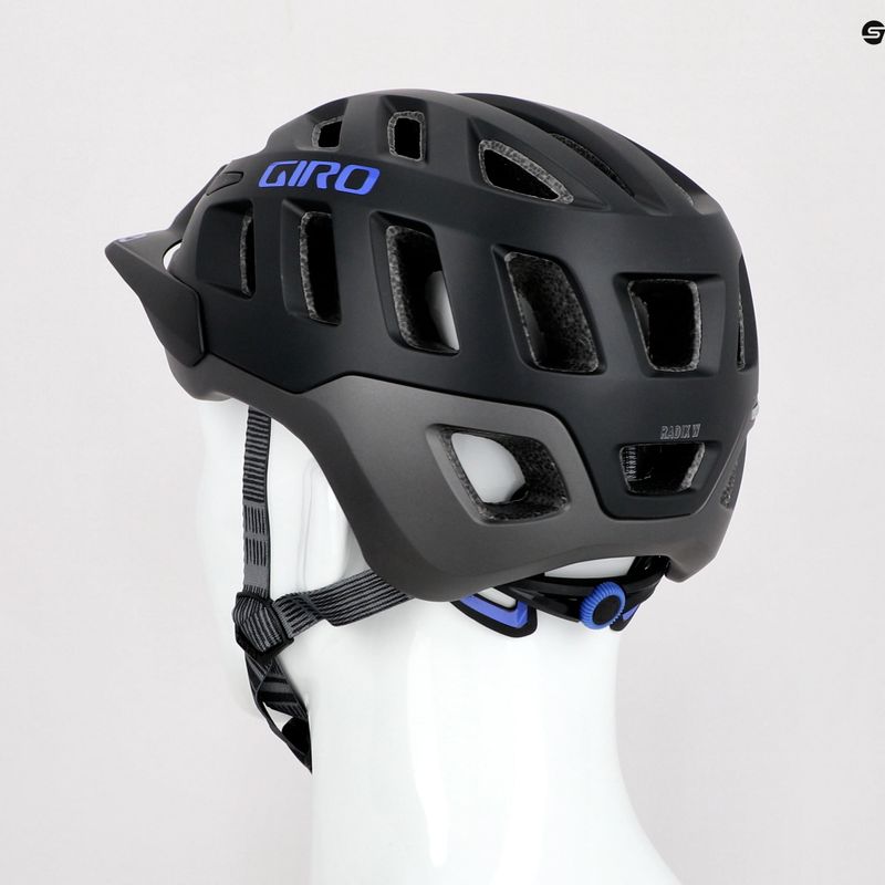 Kask rowerowy Giro Radix W matte black/electric purple 10