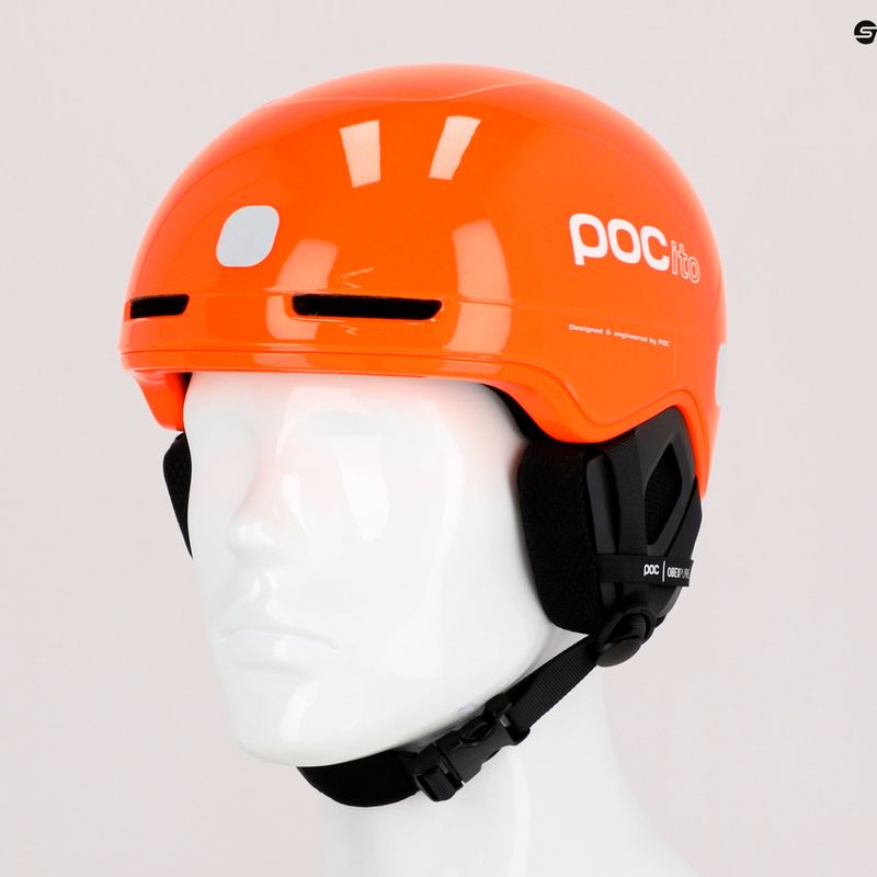 Kask narciarski dziecięcy POC Pocito Obex MIPS Jr fluorescent orange 9