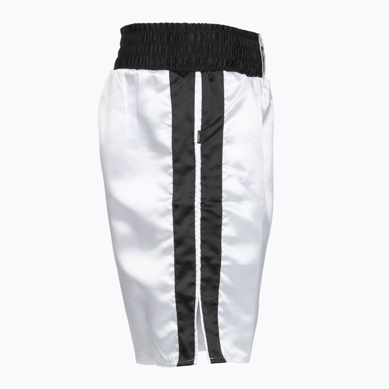 Spodenki bokserskie męskie Cleto Reyes Satin Boxing white/black 4