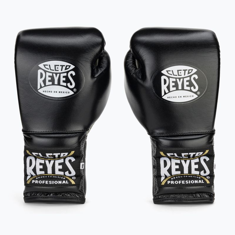 Rękawice bokserskie Cleto Reyes Lace Up Sparring black 2