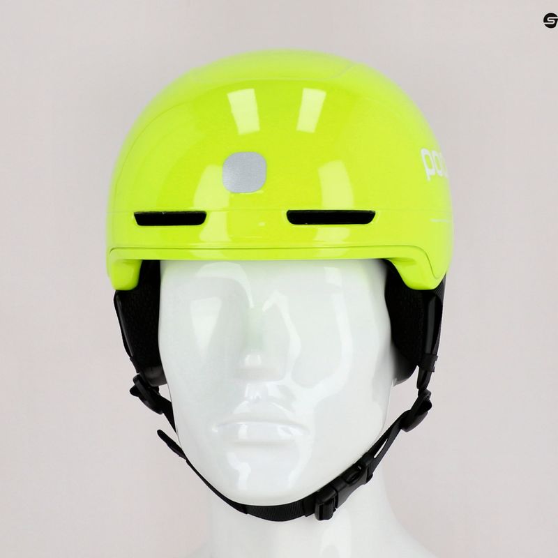 Kask narciarski dziecięcy POC Pocito Obex MIPS Jr fluorescent yellow/green 9